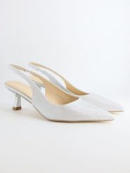 Bellucci Czółenka w kolorze srebrnym rozmiar: 39. Szare czółenka Bellucci, bez wzorów, klasyczne, bez obcasa, bez zapięcia. Za 117.99 zł.