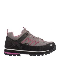 Damskie buty trekkingowe górskie ze skóry zamszowej VIBRAM CMP MOON LOW. Czarne buty trekkingowe CMP, ze skóry, bez zapięcia. W wyprzedaży za 449.99 zł.