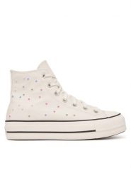 Converse Trampki Chuck Taylor All Star Lift Platform Mini Studs A19140C Écru. Trampki Converse, bez wzorów, z materiału, retro, bez zapięcia. Za 449.99 zł.