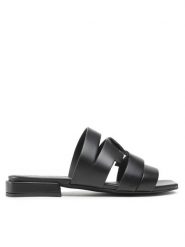 Furla Klapki Lipari YF11LPR-Y62000-O6000-4-401-20-IT Czarny. Czarne klapki Furla, bez wzorów, ze skóry, bez obcasa, bez zapięcia. Za 619.99 zł.