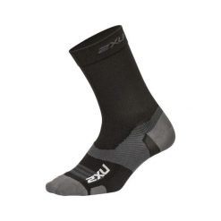 Skarpetki 2XU Vectr Light Cushion. Czarne skarpetki 2XU, bez wzorów, z lycry. Za 151.50 zł.
