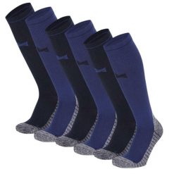Skarpety kompresyjne do biegania Xtreme, 6 par, Multi Niebieski. Niebieskie skarpetki XTREME SOCKSWEAR, bez wzorów. Za 225.99 zł.