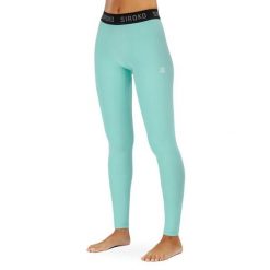 Legginsy termoaktywne do sportów zimowych damskie SIROKO Blink. Niebieskie bielizna termoaktywna damska SIROKO, bez wzorów, sportowe. W wyprzedaży za 127.00 zł.
