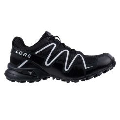 Core Buty do Biegów Terenowych Pacer - EU38 - UK 5. Czarne buty do biegania CORE, bez wzorów, z gumy, bez zapięcia, do biegania. Za 209.00 zł.