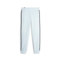 Puma Spodnie Ess Tape Fl Cl 67599969. Niebieskie spodnie dresowe Puma, bez wzorów, z dresówki. Za 140.99 zł.