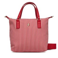 Torebka Tommy Hilfiger. Czerwone torebki klasyczne Tommy Hilfiger, bez wzorów, klasyczne, bez dodatków. Za 259.99 zł.