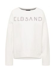 ELBSAND Bluza "Aliska" w kolorze białym rozmiar: M. Białe bluzy ELBSAND, m, bez wzorów, bez ramiączek, bez kaptura. Za 144.95 zł.