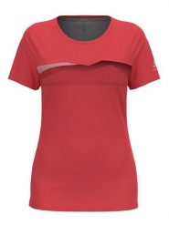 Odlo Koszulka funkcyjna "Ridgeline" w kolorze czerwonym rozmiar: M. Czerwone t-shirty sportowe ODLO, m, bez wzorów, z materiału, bez ramiączek, outdoorowe. Za 162.95 zł.
