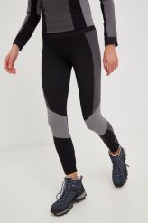 Outhorn legginsy funkcyjne kolor czarny. Czarne legginsy Outhorn, bez wzorów, z dzianiny. W wyprzedaży za 79.99 zł.