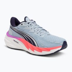Buty do biegania damskie PUMA X Hyrox Velocity Nitro 4. Szare buty do biegania Puma, bez wzorów, z materiału, bez zapięcia, do biegania. Za 439.99 zł.