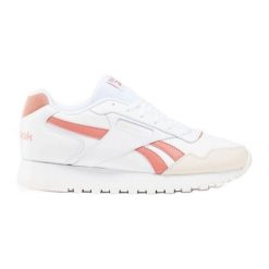 Buty Reebok Glide 100201437 białe. Białe buty treningowe na lato, bez wzorów, z gumy, bez zapięcia. Za 411.32 zł.