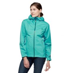 Kurtka Przeciwdeszczowa Damska Black Diamond Stormline Stretch Rain Shell. Zielone kurtki przeciwdeszczowe Black Diamond, s, bez wzorów, bez kaptura, trekkingowe. Za 589.39 zł.