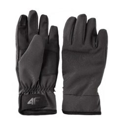 Rękawice uniseks 4F. Szare rękawiczki 4f, bez wzorów. Za 78.99 zł.
