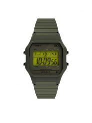 Timex Zegarek T80 TW2U94000 Zielony. Zielone, cyfrowe zegarki Timex. Za 259.99 zł.