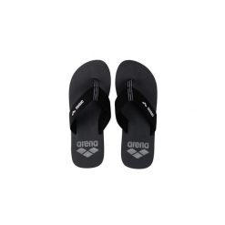Japonki Arena Sand Thong. Czarne japonki Arena, bez wzorów, z bawełny, sportowe. Za 98.99 zł.