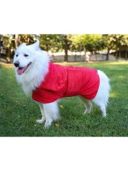 Paws&Whiskers Płaszcz w kolorze czerwonym dla psa rozmiar: M. Czerwone płaszcze Paws&Whiskers, m, bez wzorów, bez kaptura. Za 169.99 zł.