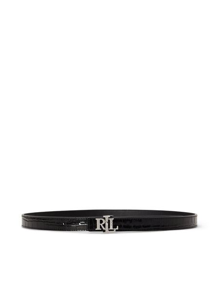 LAUREN RALPH LAUREN Pasek 412P18556001 Czarny. Czarne paski Lauren Ralph Lauren, bez wzorów, ze skóry. Za 469.99 zł.