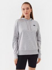 Kappa Bluza 710067 Szary Regular Fit. Szare bluzy Kappa, xl, bez wzorów, z bawełny, bez kaptura. Za 99.99 zł.