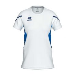 Koszulka Errea Corinne Koszulka Kr Damskie. Niebieskie t-shirty sportowe ERREA, m, bez wzorów, z materiału, bez ramiączek, do piłki nożnej. Za 211.99 zł.