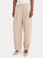 Liu Jo Sport Spodnie materiałowe TA6150 TS923 Beżowy Regular Fit. Brązowe spodnie materiałowe Liu Jo Sport, bez wzorów, z materiału, sportowe. Za 689.99 zł.