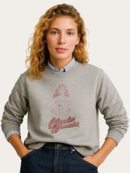 WOOOP Bluza "Wonder Woman Pink" w kolorze szarym rozmiar: L. Szare bluzy Wooop, l, bez wzorów, bez ramiączek, bez kaptura. Za 108.99 zł.