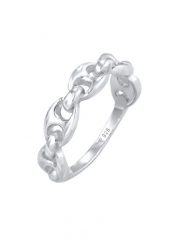 Elli Damska obrączka Maritime kotwica Design Trend w srebrze 925 Sterling Silver Pierścionki 1 ct Damski. Szare pierścionki Elli, pozłacane. Za 208.99 zł.