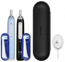 Braun Oral-B szczoteczka elektryczna iO 3 zestaw DUO BLACK & BLUE. Szczoteczki elektryczne i soniczne Braun. Za 577.99 zł.
