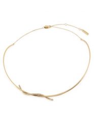 Calvin Klein Naszyjnik 35000511 Złoty. Żółte naszyjniki Calvin Klein, z tworzywa sztucznego, metalowe. Za 429.99 zł.