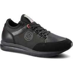 Czarne Sneakersy Cross Jeans Damskie Sportowe Buty. Czarne buty treningowe Cross Jeans, z aplikacjami, z jeansu, bez zapięcia, na fitness i siłownię. Za 159.99 zł.