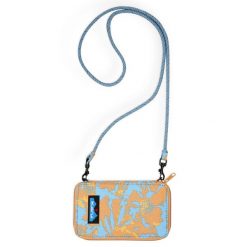 Portfel Kavu Go Time - sky bloom. Brązowe portfele KAVU, bez wzorów. Za 130.99 zł.