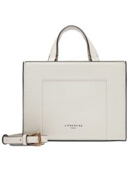 LIEBESKIND BERLIN Skórzana torebka w kolorze kremowym - 24 x 17,5 x 9,5 cm rozmiar: onesize. Brązowe torebki klasyczne Liebeskind Berlin, bez wzorów, z materiału, przez ramię, bez dodatków. Za 619.30 zł.