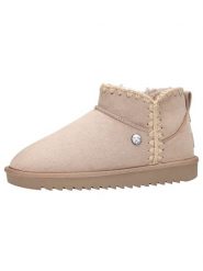 Kangaroos Botki "K-UW" w kolorze beżowym rozmiar: 36. Brązowe botki KangaROOS, bez wzorów, bez obcasa, bez zapięcia. Za 130.99 zł.