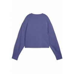 Damska bluza HER o luźnym kroju PUMA Blue Crystal. Niebieskie bluzy Puma, m, bez wzorów, prążkowane, sportowe, bez ramiączek, bez kaptura. Za 162.99 zł.