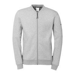 Kurtka z dresu Uhlsport ID College. Szare kurtki Uhlsport, bez wzorów, z dresówki, eleganckie, bez kaptura. Za 276.50 zł.