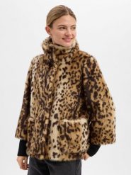 S.Oliver BLACK LABEL Damowa kurtka ze sztucznego futra Kobiety beżowy, 46. Brązowe kurtki s.Oliver BLACK LABEL, s, bez wzorów, bez kaptura. Za 799.95 zł.