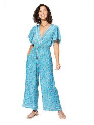 Ipanima Kombinezon w kolorze niebieskim rozmiar: 34/36. Niebieskie kombinezony Ipanima, bez wzorów, bez kołnierzyka, bez ramiączek. Za 78.99 zł.