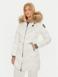 Blauer Kurtka puchowa 24WBLDK03052 Biały Regular Fit. Białe kurtki Blauer, xl, bez wzorów, z puchu, bez kaptura. Za 2,179.00 zł.