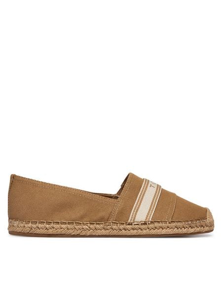 Tommy Hilfiger Espadryle Hilfiger Webbing Espadrille FW0FW09334 Brązowy. Brązowe espadryle Tommy Hilfiger, bez wzorów, z materiału, bez obcasa. Za 246.99 zł.