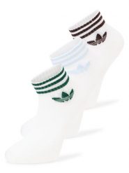 Adidas Originals Skarpety z cienkiej dzianiny w 3-paku Kobiety biały jednolity, M. Białe skarpetki adidas Originals, bez wzorów, z bawełny. Za 79.95 zł.