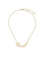 Coach Naszyjnik 37557618 GLD710 Złoty. Żółte naszyjniki Coach, metalowe. Za 529.99 zł.