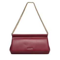 Torebka MICHAEL Michael Kors. Czerwone kopertówki MICHAEL Michael Kors, bez wzorów, wizytowe, bez dodatków. Za 679.99 zł.
