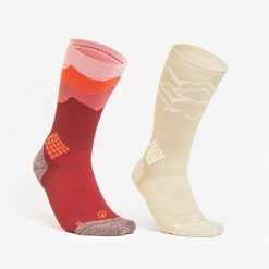 Skarpety turystyczne Quechua Hike 500 długie Limit. x 2 pary. Skarpetki QUECHUA, bez wzorów, z elastanu. Za 69.99 zł.