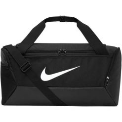 Torba sportowa unisex Nike Brasilia 95. Czarne torby sportowe Nike, bez wzorów, z materiału. Za 263.00 zł.