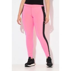 Damskie Legginsy sportowe szybkoschnące kieszenie z recyklingu. Czerwone legginsy Ulla Popken, bez wzorów, z elastanu, sportowe. Za 239.99 zł.