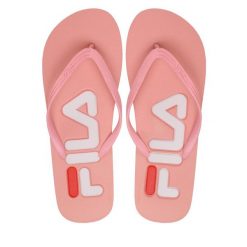 Japonki Fila. Czerwone japonki Fila, bez wzorów, sportowe. Za 44.99 zł.