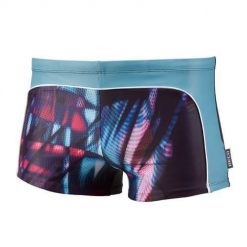 Beco Square Leg Shorts - bokserki pływackie odporne na chlor. Czarne majtki sportowe 47 Brand, bez wzorów, z materiału, na fitness i siłownię. Za 239.99 zł.