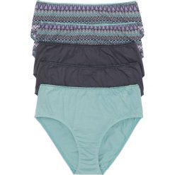 Figi "maxi" (5 par) bonprix zielono-niebieski z nadrukiem. Figi marki bonprix. Za 64.95 zł.
