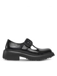 Melissa Półbuty Melissa Jackie Ad 33882 Czarny. Czarne półbuty wsuwane Melissa, bez wzorów, z tworzywa sztucznego, bez obcasa, na płaskiej podeszwie. Za 289.99 zł.