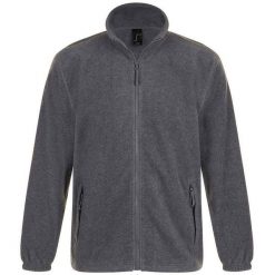 Bluza Polarowa Unisex Dla Dorosłych North. Szare bluzy bez kaptura SOL'S, na zimę, s, bez wzorów, z polaru, bez kaptura, trekkingowe. Za 156.99 zł.