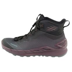 Buty trekkingowe Lowa Merger Mid 320432 z membraną czarne. Czarne buty trekkingowe na lato, z gore-texu, bez zapięcia. Za 692.27 zł.